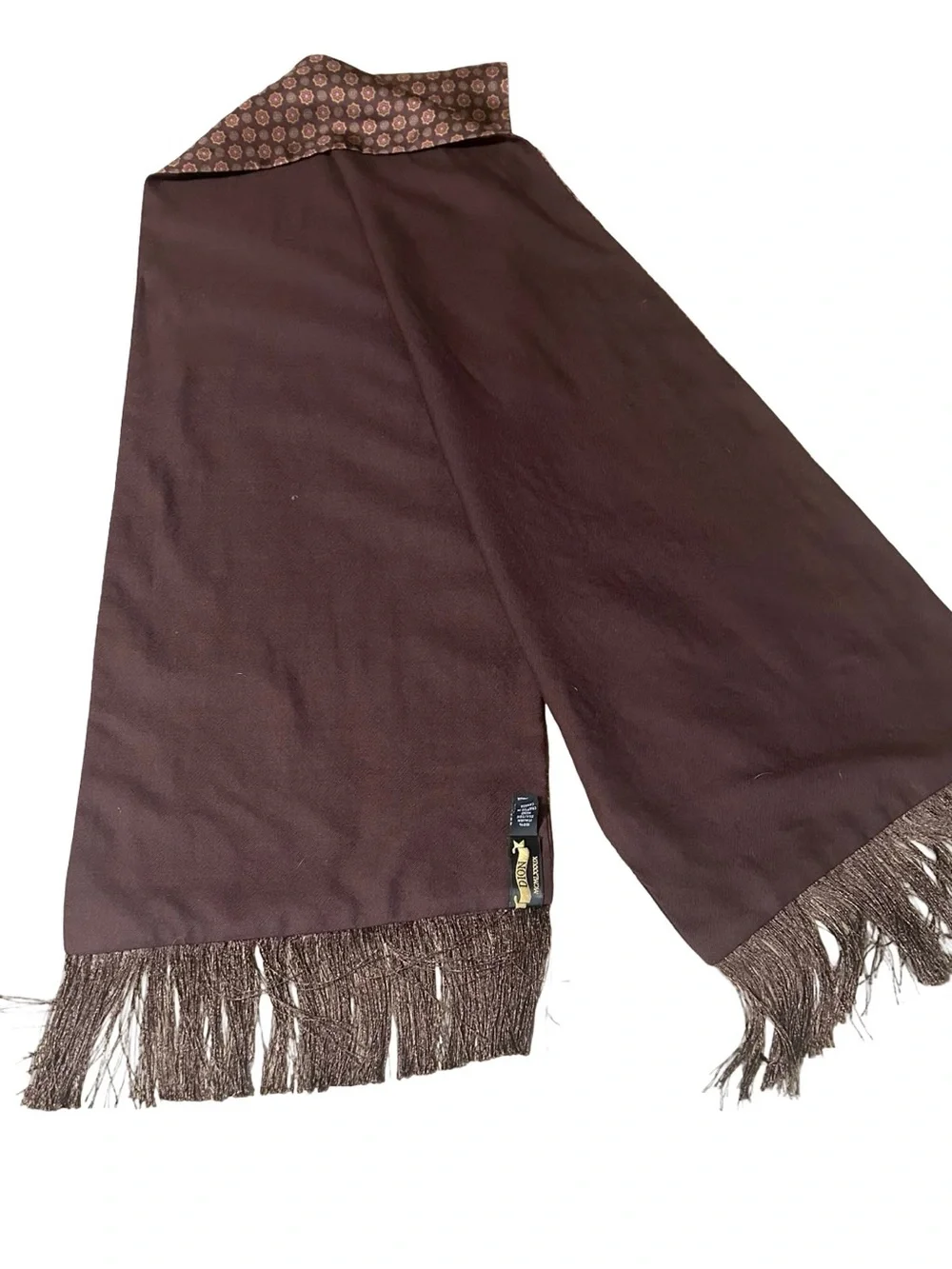 Dion Reversible Italian Silk Wool Scarf Made in Canada